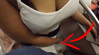 Unknown Blonde Milf with Big Tits Started Touching My Dick in Subway ! That's misdesignated Suffer with Sex?